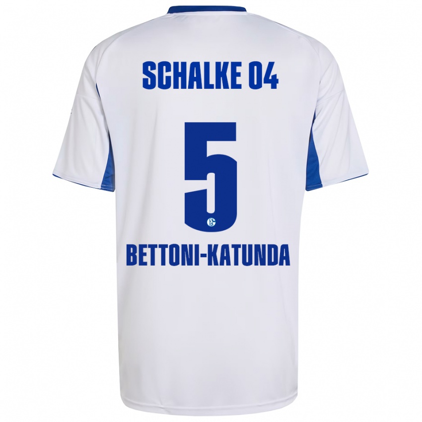 נשים קלאודיו בטוני קטונדה #5 לבן כחול הרחק ג'רזי 2025/26 חולצה קצרה