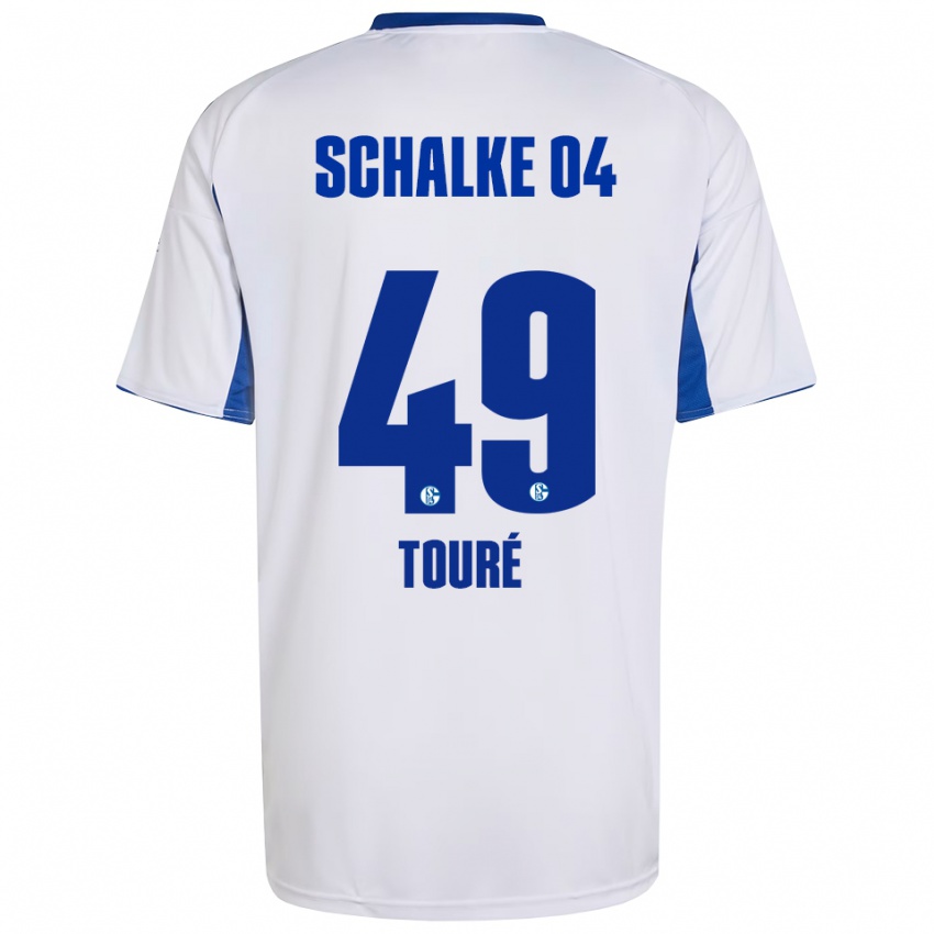 נשים טידיאן טורה #49 לבן כחול הרחק ג'רזי 2025/26 חולצה קצרה