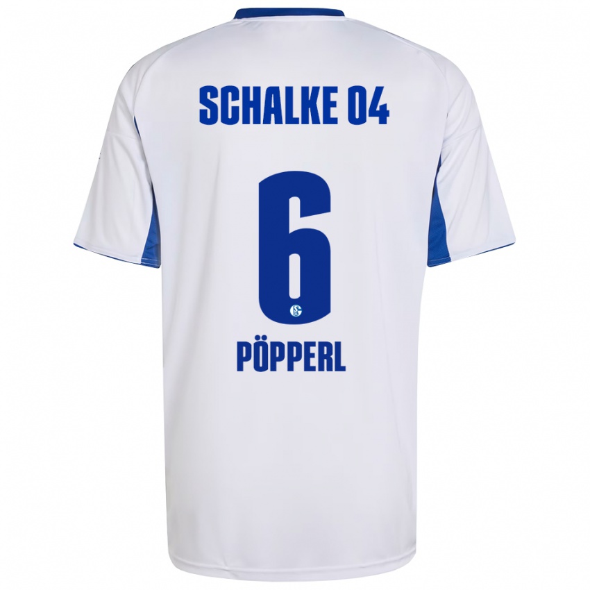 נשים פאול פפרל #6 לבן כחול הרחק ג'רזי 2025/26 חולצה קצרה