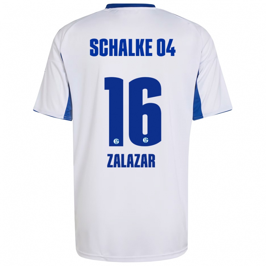 נשים מאורו זלזר #16 לבן כחול הרחק ג'רזי 2025/26 חולצה קצרה