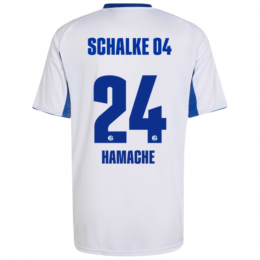 נשים אילייס המאש #24 לבן כחול הרחק ג'רזי 2025/26 חולצה קצרה