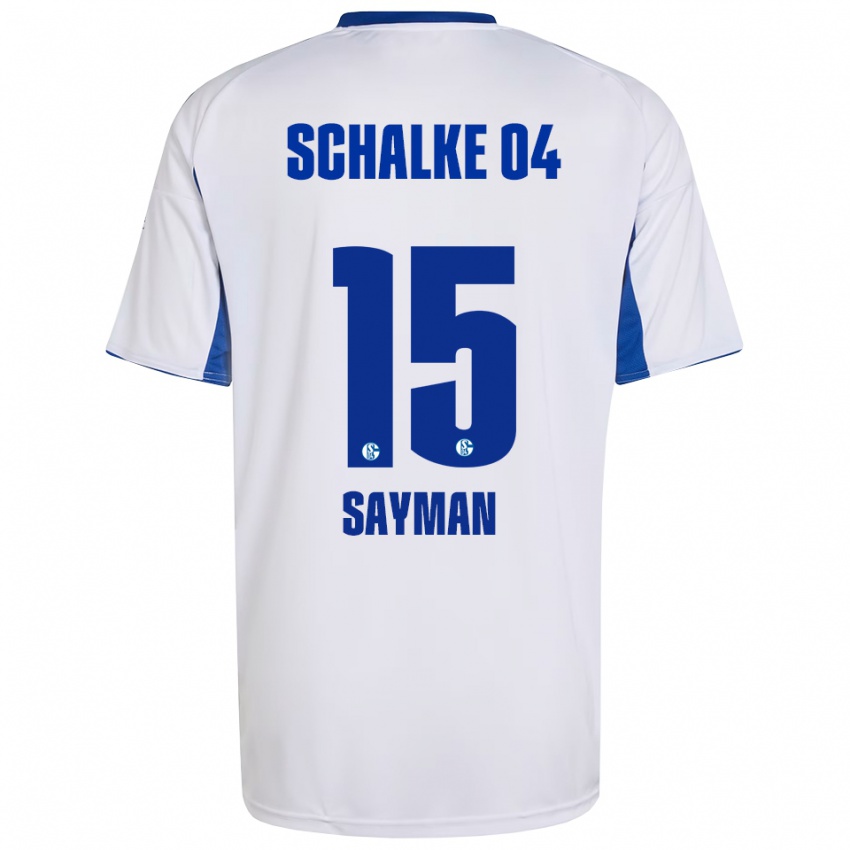 נשים קייהאן קנדאל סיימן #15 לבן כחול הרחק ג'רזי 2025/26 חולצה קצרה