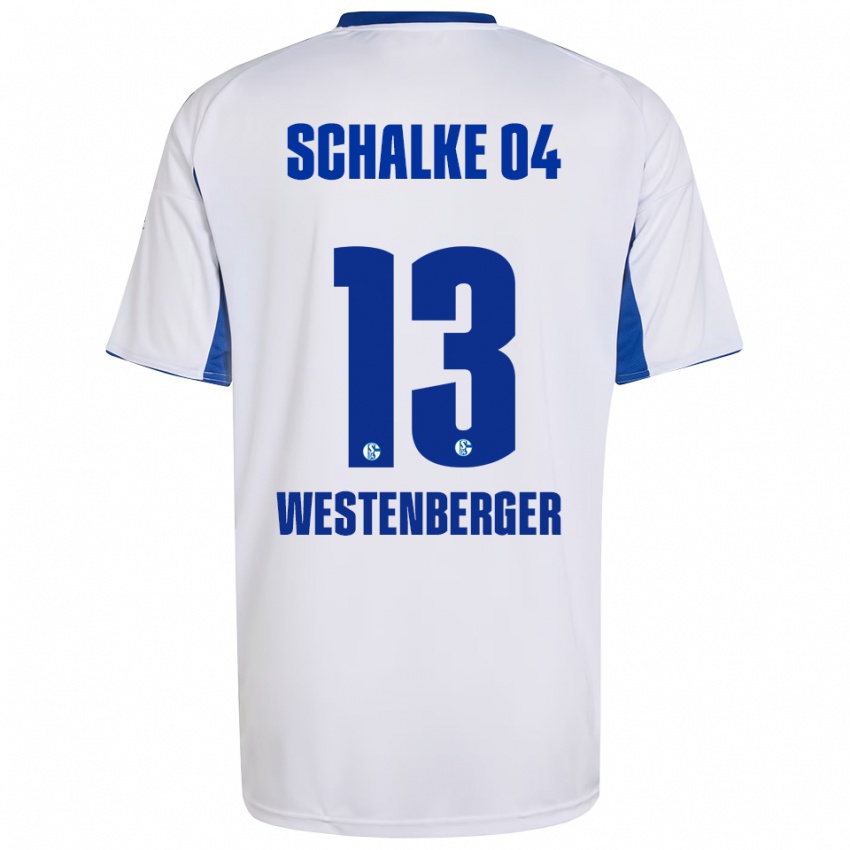 נשים נואל וסטנברגר #13 לבן כחול הרחק ג'רזי 2025/26 חולצה קצרה