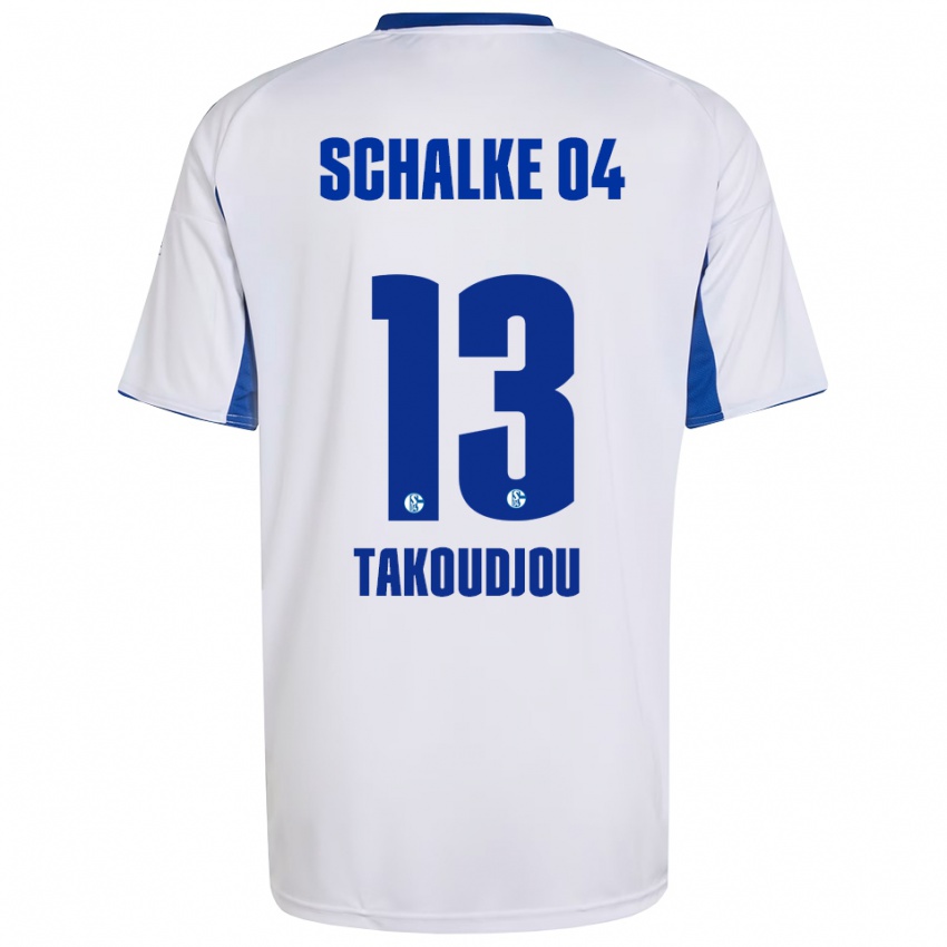 נשים אלן טקוג׳ו סומולינוס #13 לבן כחול הרחק ג'רזי 2025/26 חולצה קצרה