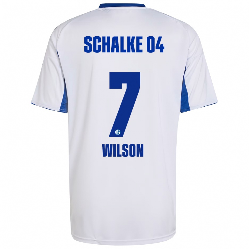 נשים Clinton Wilson #7 לבן כחול הרחק ג'רזי 2025/26 חולצה קצרה