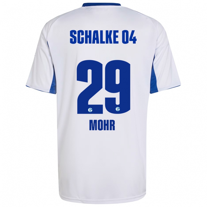 נשים טוביאס מור #29 לבן כחול הרחק ג'רזי 2025/26 חולצה קצרה