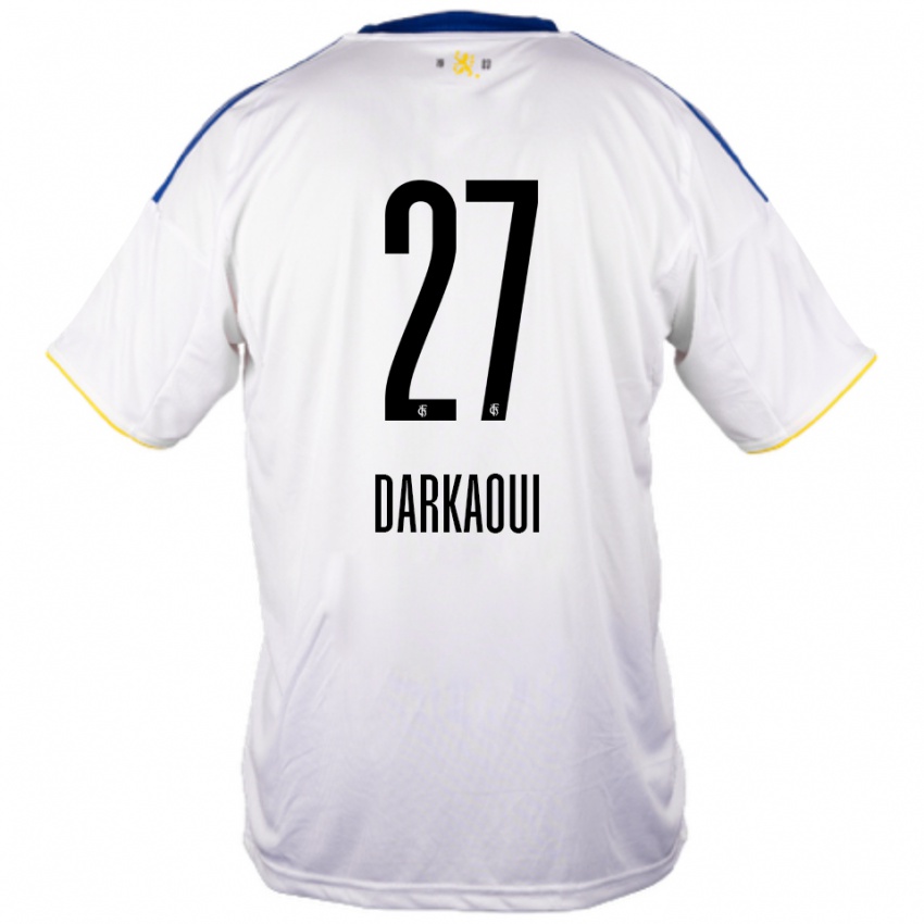 נשים גיבריאל דרקאווי #27 לבן כחול צהוב הרחק ג'רזי 2025/26 חולצה קצרה