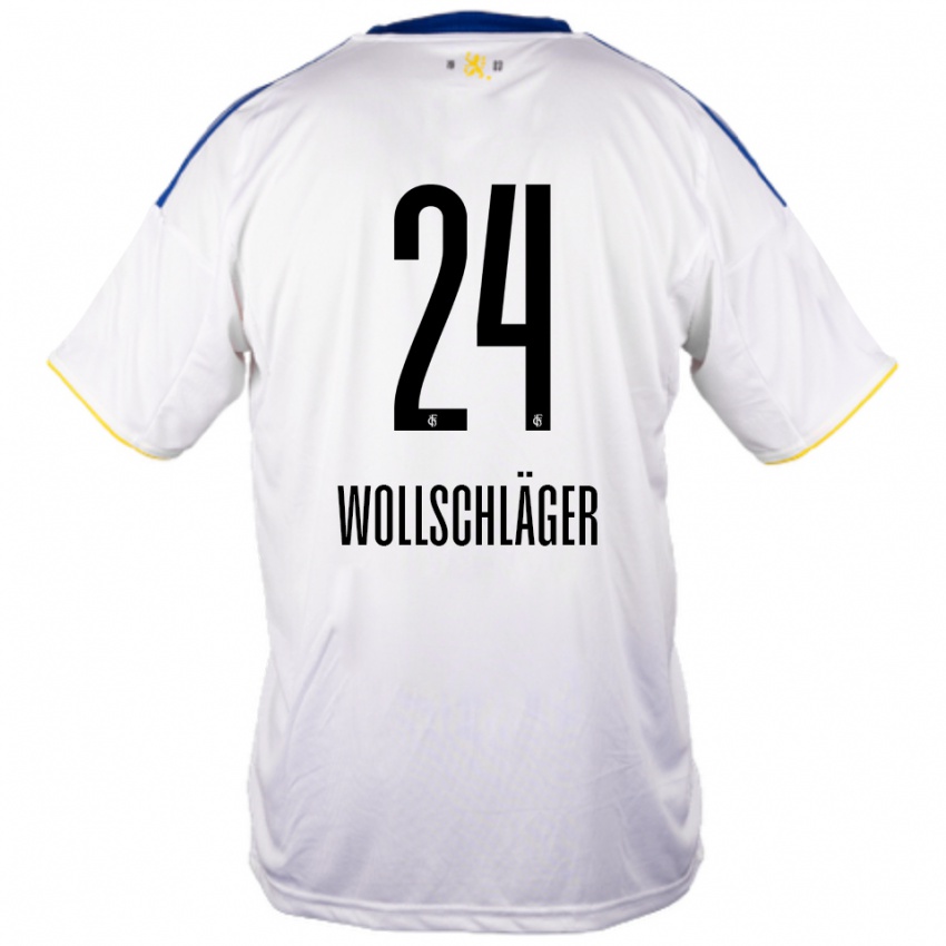 נשים לוקה וולשלאגר #24 לבן כחול צהוב הרחק ג'רזי 2025/26 חולצה קצרה