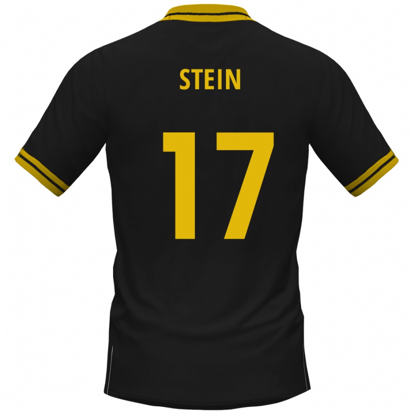 נשים Hugo Stein #17 שחור צהוב הרחק ג'רזי 2025/26 חולצה קצרה