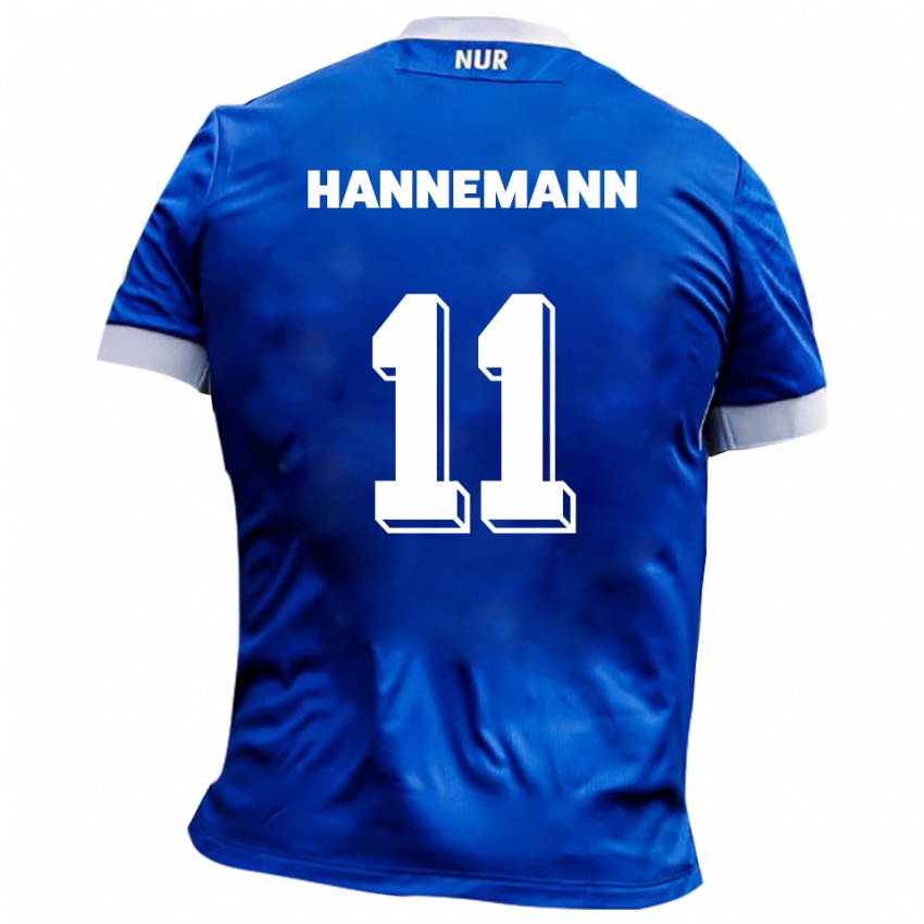 נשים מוריץ האנמן #11 כחול לבן הרחק ג'רזי 2025/26 חולצה קצרה