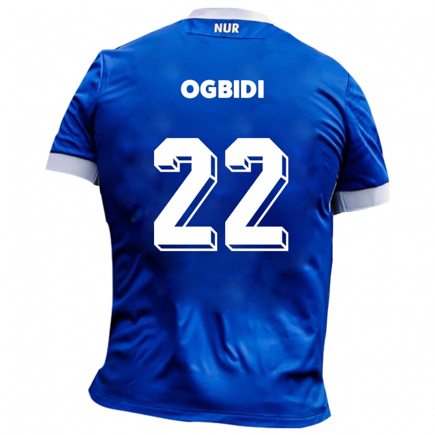 נשים תיאו אוגבידי #22 כחול לבן הרחק ג'רזי 2025/26 חולצה קצרה