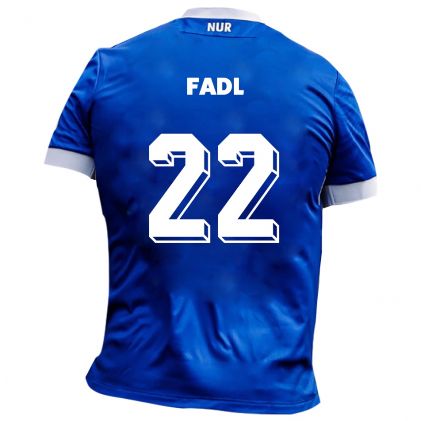 נשים Jad Fadl #22 כחול לבן הרחק ג'רזי 2025/26 חולצה קצרה