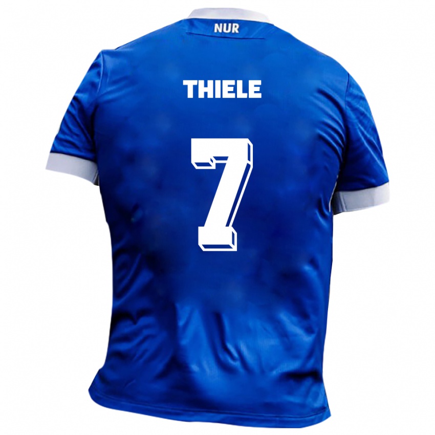 נשים טימי תילה #7 כחול לבן הרחק ג'רזי 2025/26 חולצה קצרה