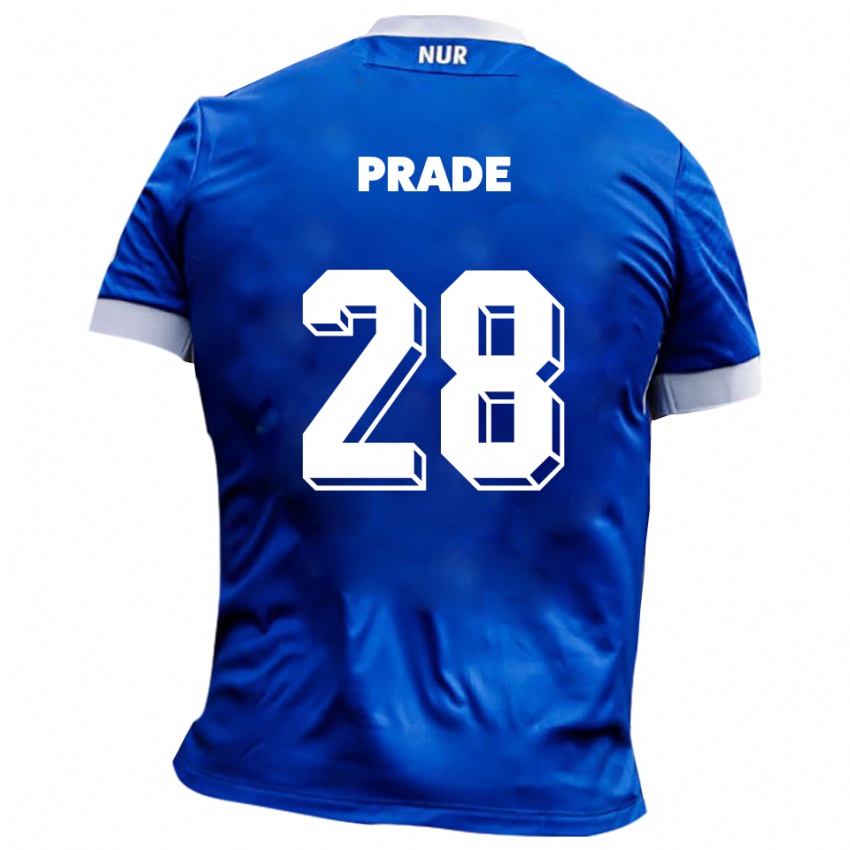 נשים אדריאן פרייד #28 כחול לבן הרחק ג'רזי 2025/26 חולצה קצרה