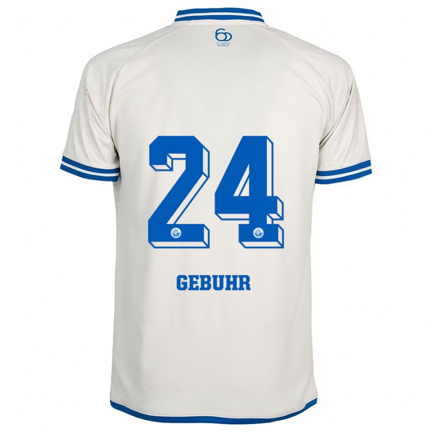 נשים דריו גבור #24 לבן כחול הרחק ג'רזי 2025/26 חולצה קצרה