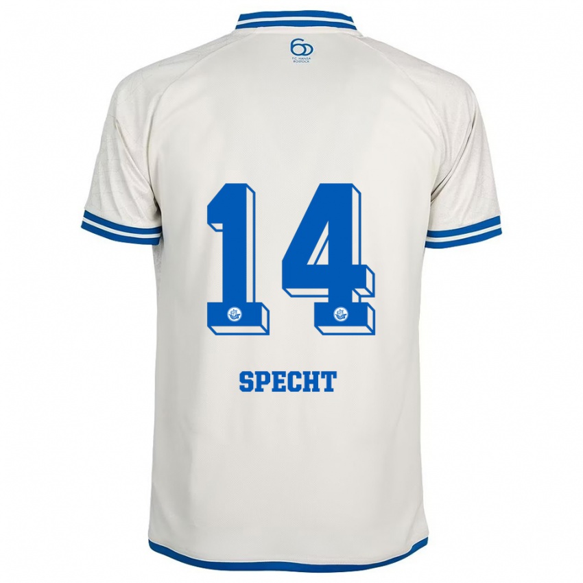 נשים ג׳וליוס שפכט #14 לבן כחול הרחק ג'רזי 2025/26 חולצה קצרה