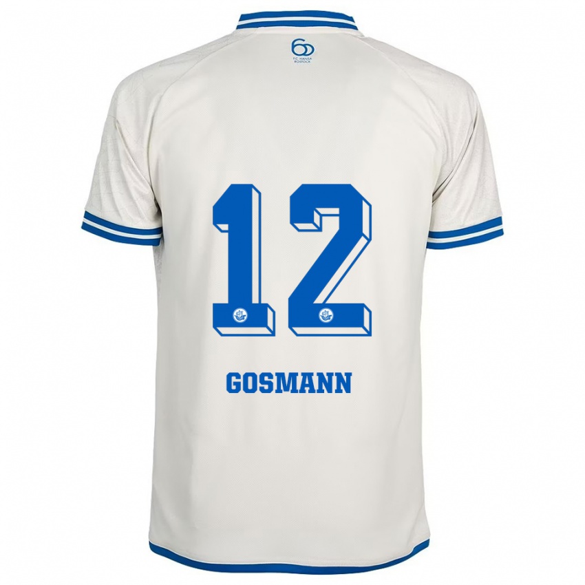 נשים Hermann Gosmann #12 לבן כחול הרחק ג'רזי 2025/26 חולצה קצרה