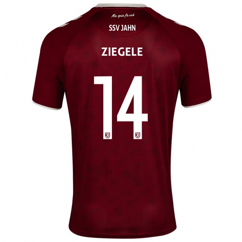 נשים רובין ציגלה #14 בורדו לבן הרחק ג'רזי 2025/26 חולצה קצרה