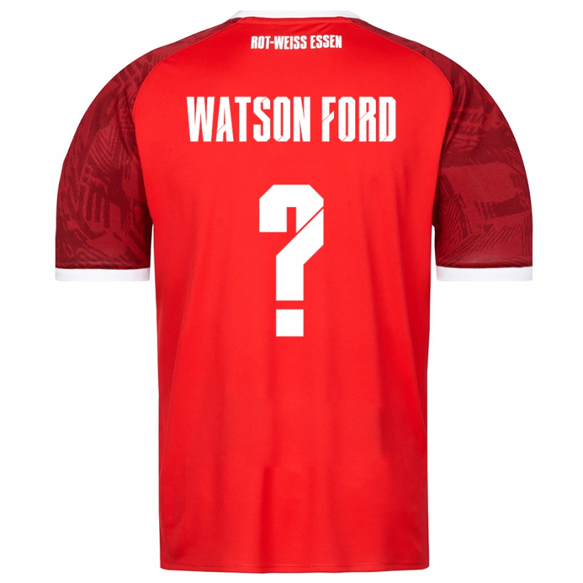 נשים Rawley Watson Ford #0 אדום בורדו לבן הרחק ג'רזי 2025/26 חולצה קצרה