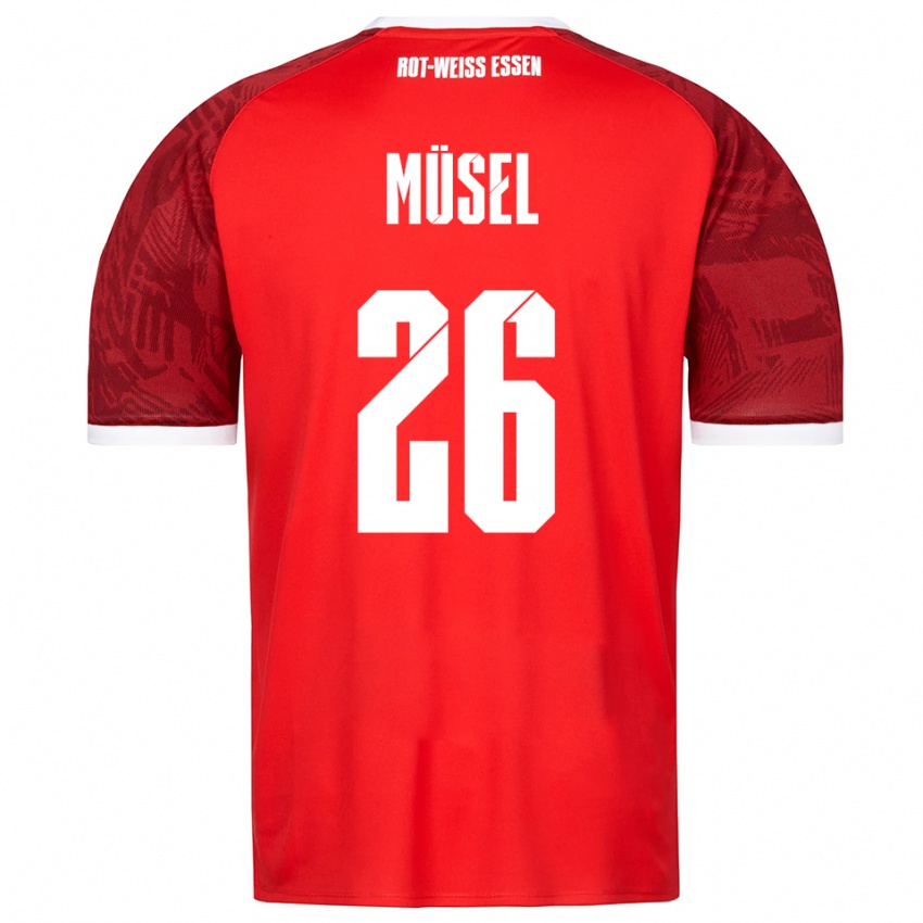 נשים טורבן מיזל #26 אדום בורדו לבן הרחק ג'רזי 2025/26 חולצה קצרה