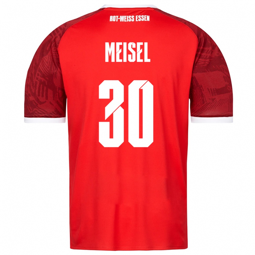 נשים Kelsey Meisel #30 אדום בורדו לבן הרחק ג'רזי 2025/26 חולצה קצרה