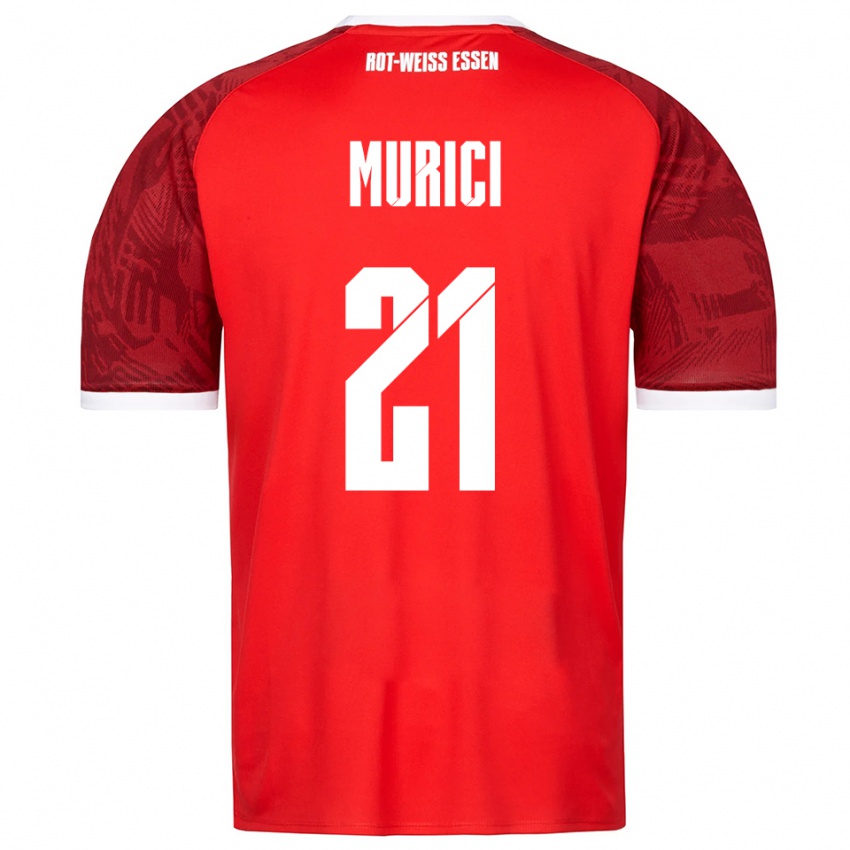 נשים Leard Murici #21 אדום בורדו לבן הרחק ג'רזי 2025/26 חולצה קצרה