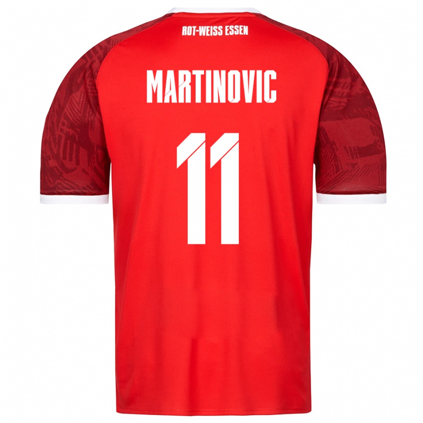 נשים דומיניק מרטינוביץ׳ #11 אדום בורדו לבן הרחק ג'רזי 2025/26 חולצה קצרה