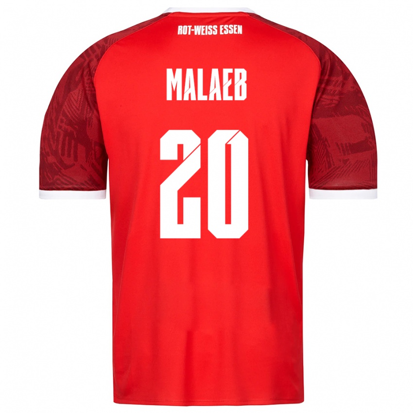 נשים Rami Malaeb #20 אדום בורדו לבן הרחק ג'רזי 2025/26 חולצה קצרה