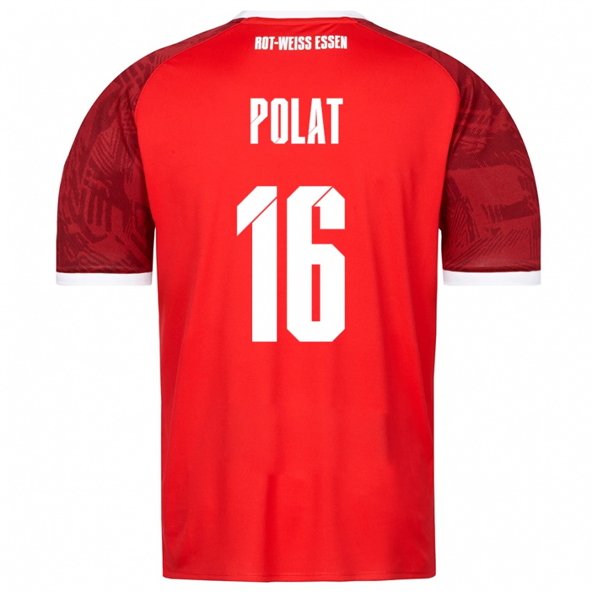 נשים Mert Polat #16 אדום בורדו לבן הרחק ג'רזי 2025/26 חולצה קצרה