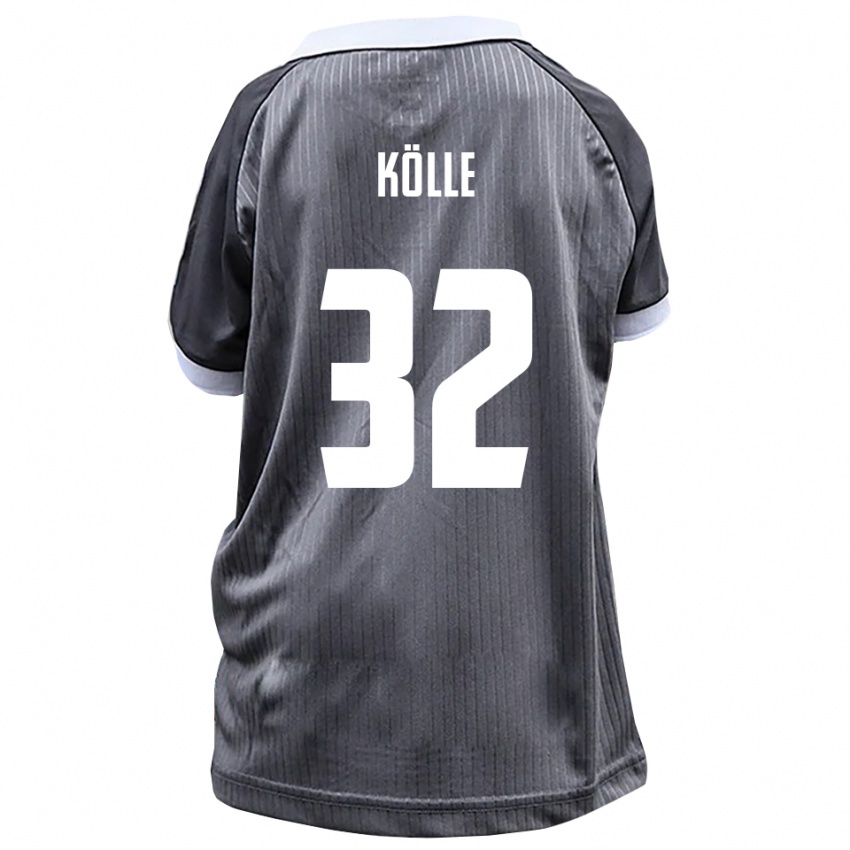 נשים ניקלאס קולה #32 אפור לבן הרחק ג'רזי 2025/26 חולצה קצרה