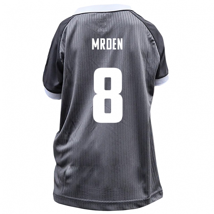 נשים Mateo Mrden #8 אפור לבן הרחק ג'רזי 2025/26 חולצה קצרה