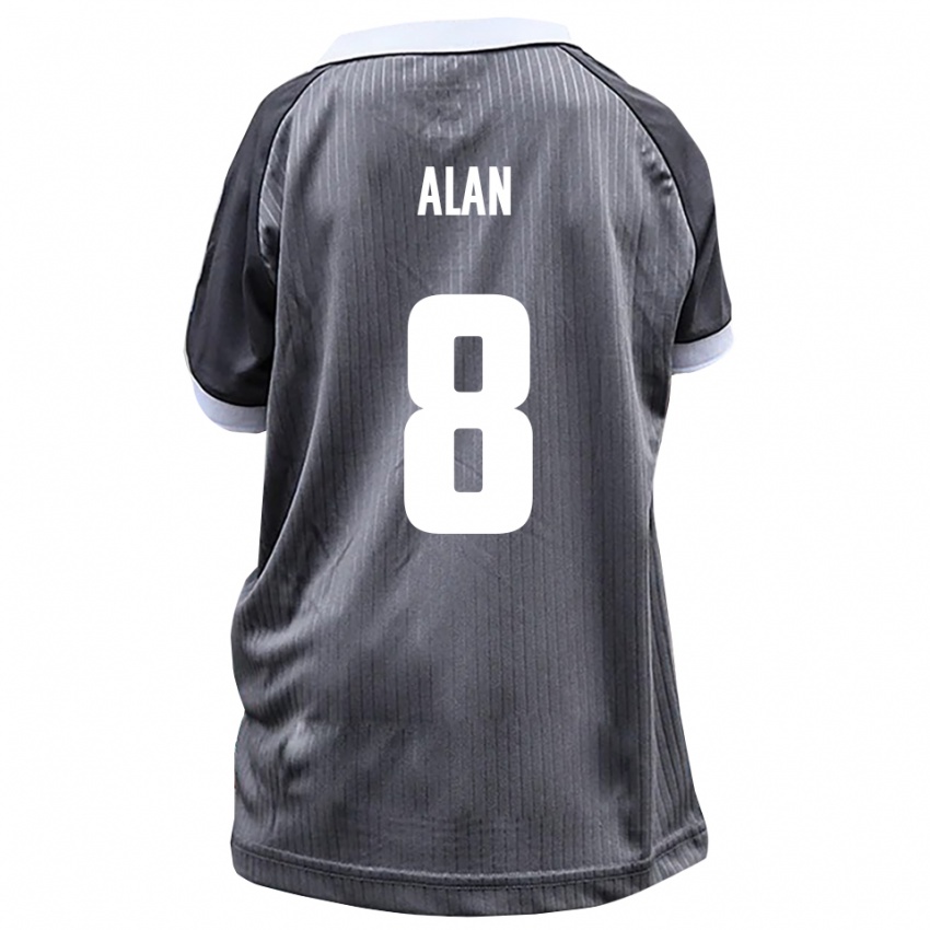 נשים Ali Alan #8 אפור לבן הרחק ג'רזי 2025/26 חולצה קצרה