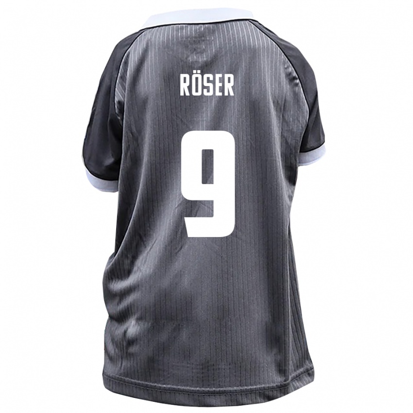 נשים לוקס רוסר #9 אפור לבן הרחק ג'רזי 2025/26 חולצה קצרה