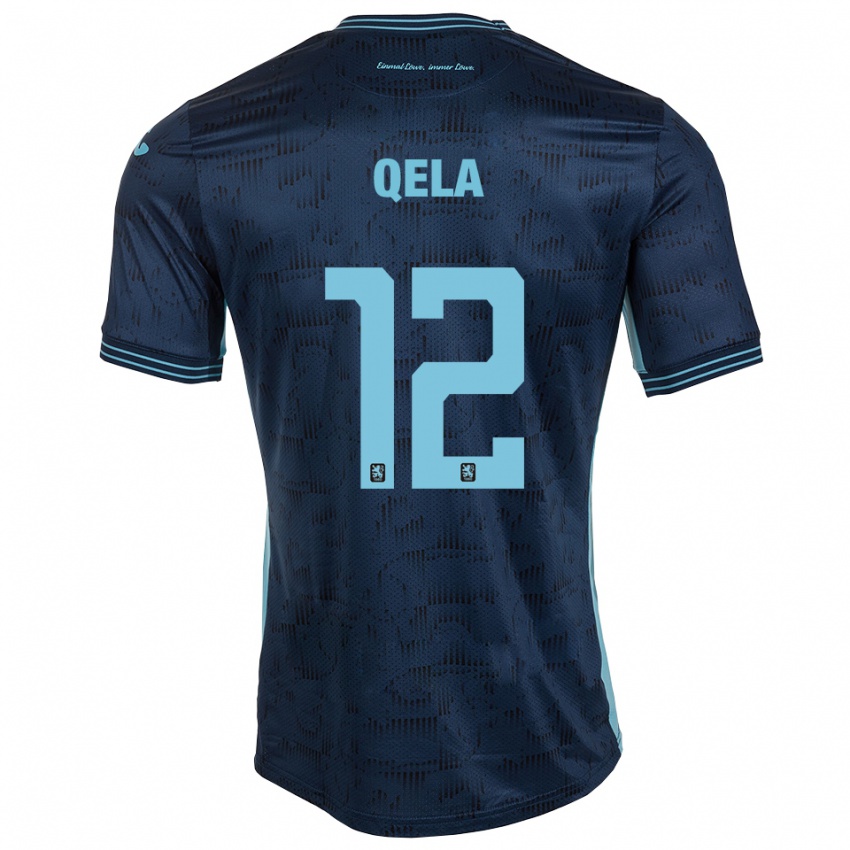 נשים Miran Qela #12 כחול רויאל הרחק ג'רזי 2025/26 חולצה קצרה