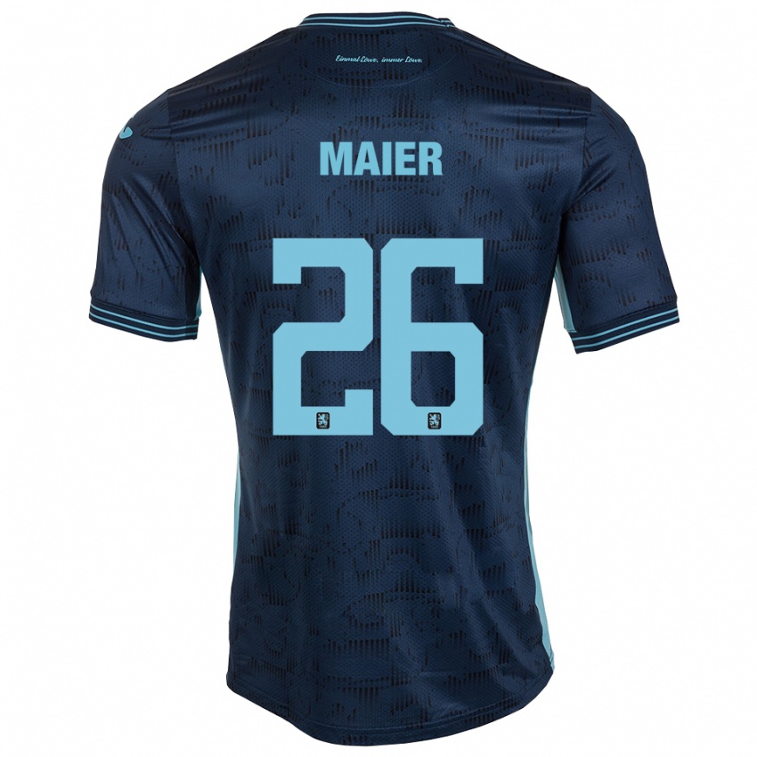 נשים Philipp Maier #26 כחול רויאל הרחק ג'רזי 2025/26 חולצה קצרה