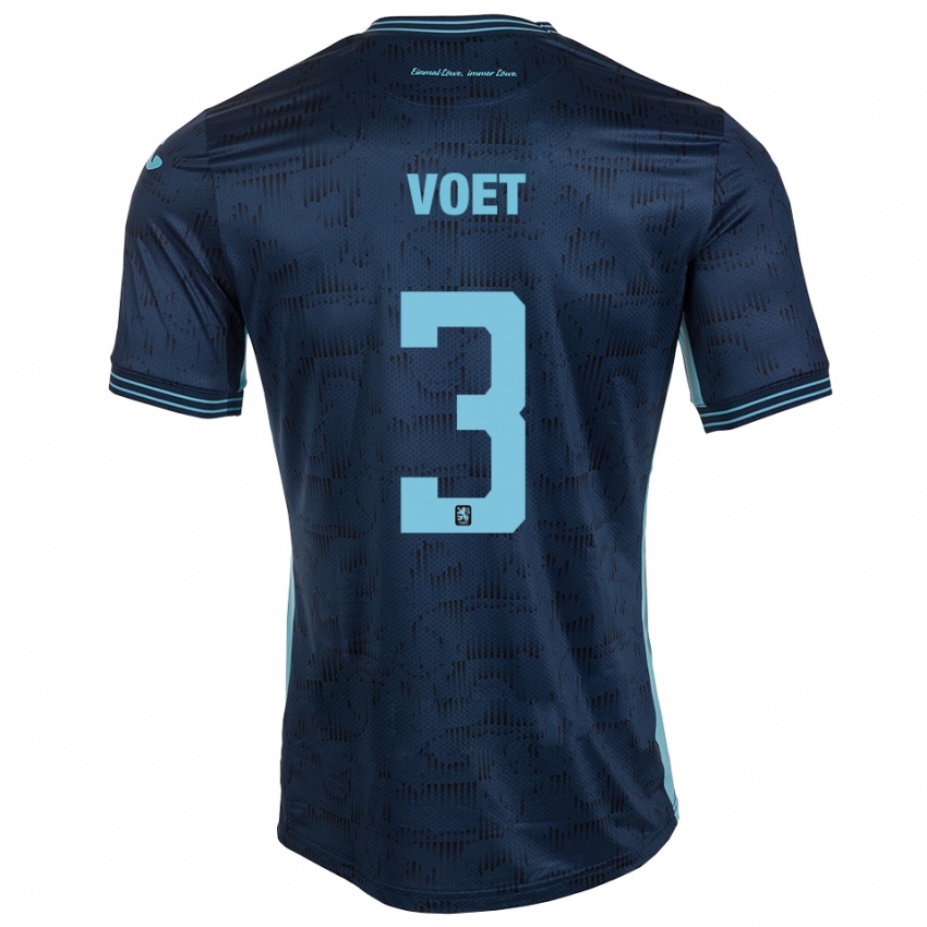 נשים סימן ווט #3 כחול רויאל הרחק ג'רזי 2025/26 חולצה קצרה