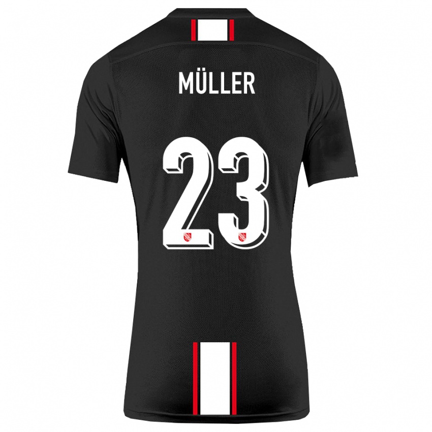 נשים רובין מילר #23 שחור לבן הרחק ג'רזי 2025/26 חולצה קצרה