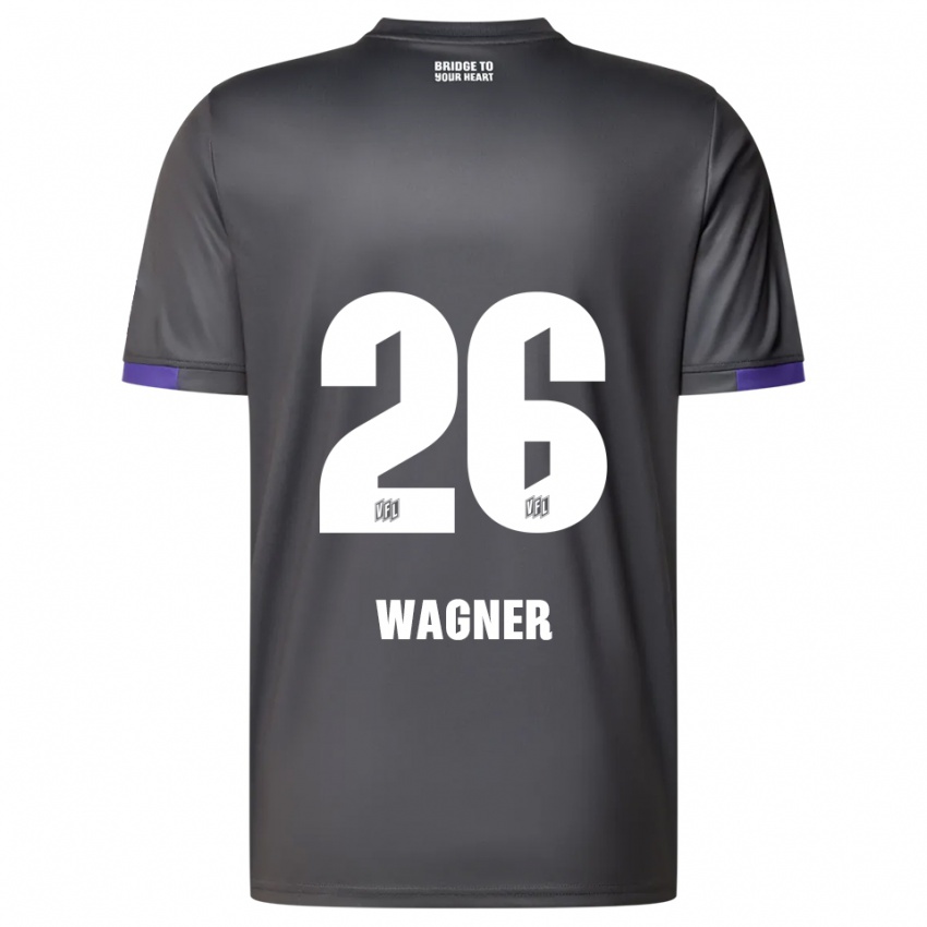 נשים פרידולין וגנר #26 אפור סגול הרחק ג'רזי 2025/26 חולצה קצרה