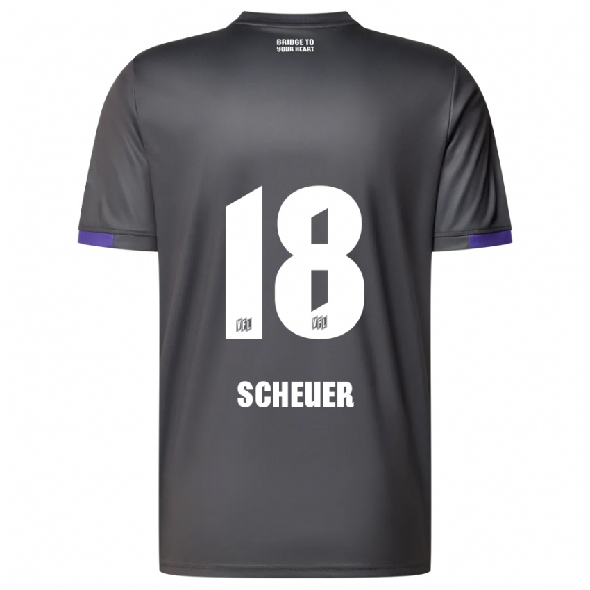 נשים נביו שויר #18 אפור סגול הרחק ג'רזי 2025/26 חולצה קצרה