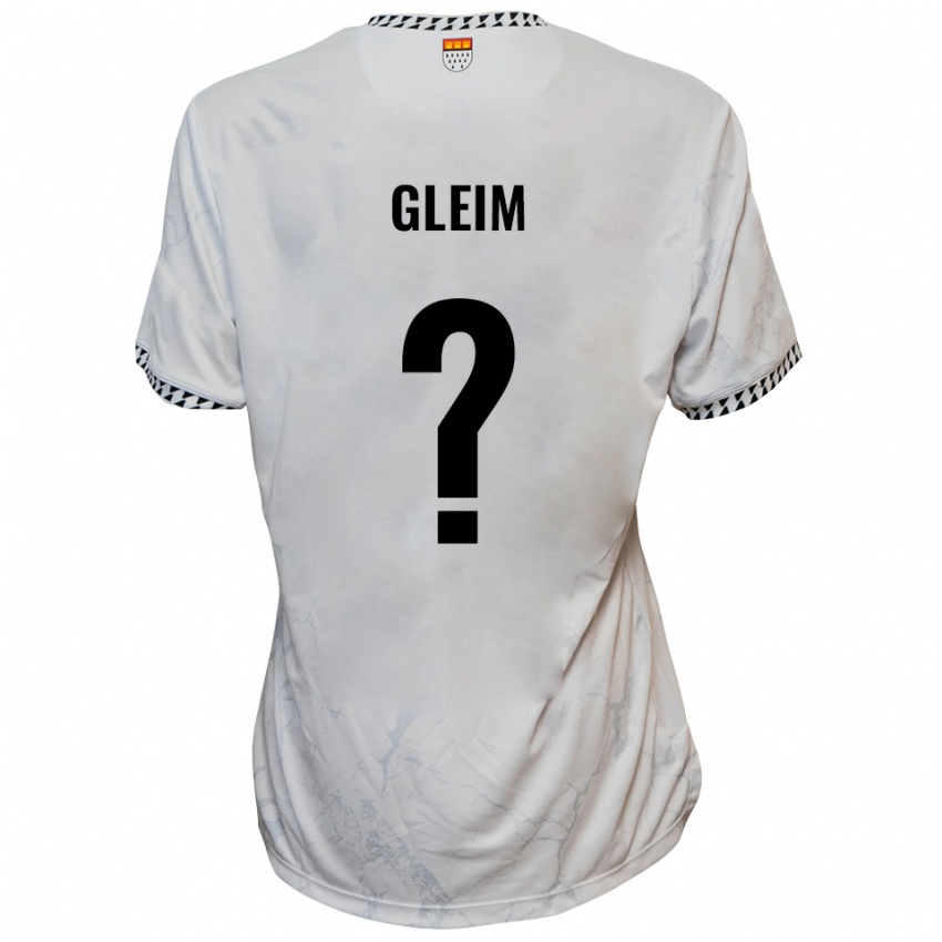 נשים Rebecca Gleim #0 לבן שחור הרחק ג'רזי 2025/26 חולצה קצרה