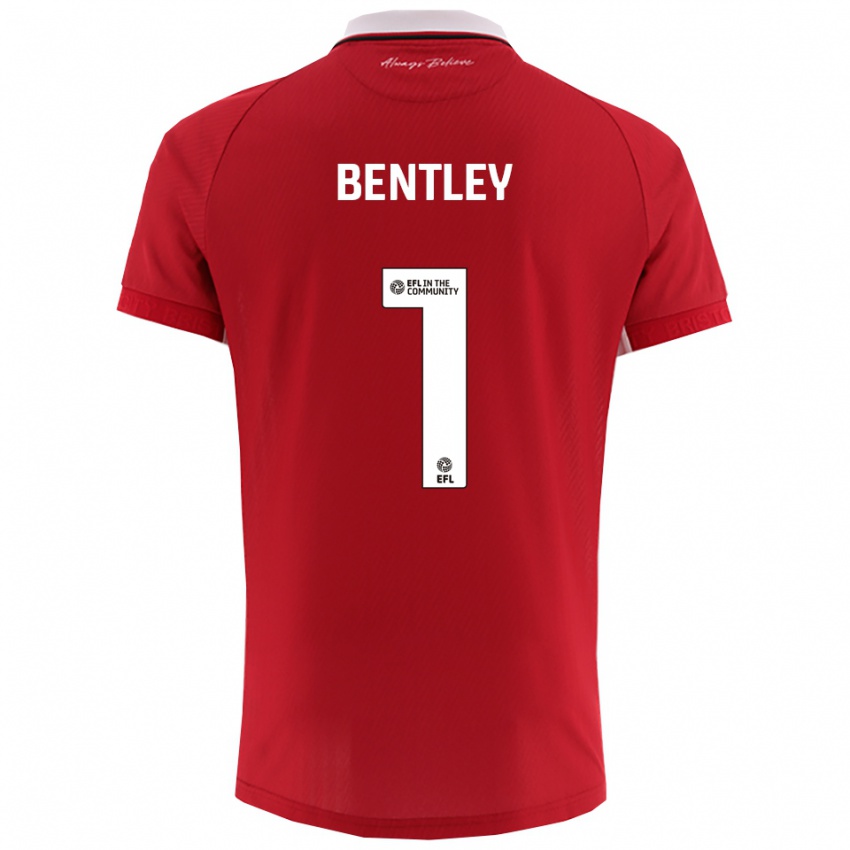 ילדים פראן בנטלי #1 אדום לבן ג'רזי ביתית 2025/26 חולצה קצרה ילדים פראן בנטלי #1 אדום לבן ג'רזי ביתית 2025/26 חולצה קצרה