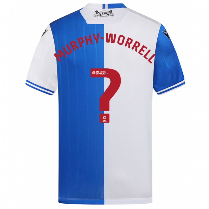 ילדים פול מרפי-וורל #0 כחול לבן ג'רזי ביתית 2025/26 חולצה קצרה