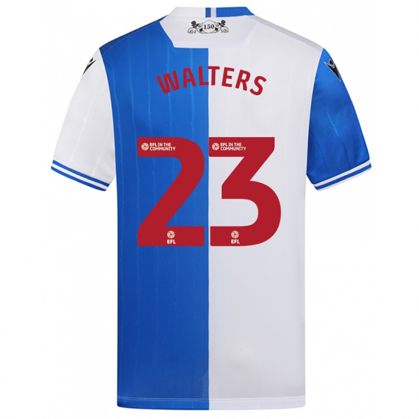 ילדים Georgia Walters #23 כחול לבן ג'רזי ביתית 2025/26 חולצה קצרה