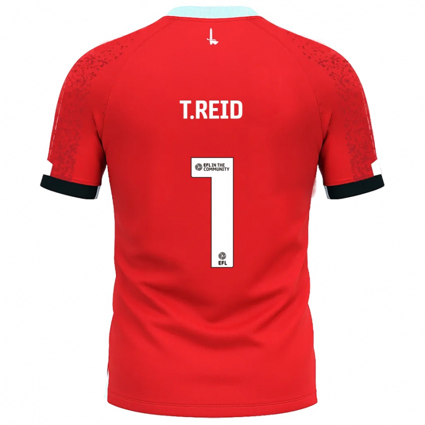 ילדים טומי ריד #1 אדום לבן ג'רזי ביתית 2025/26 חולצה קצרה