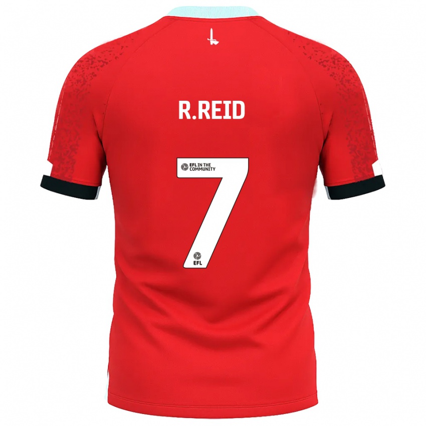 ילדים ראובן ריד #7 אדום לבן ג'רזי ביתית 2025/26 חולצה קצרה