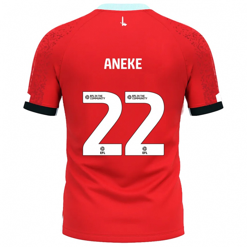 ילדים צ׳אקס אנקה #22 אדום לבן ג'רזי ביתית 2025/26 חולצה קצרה