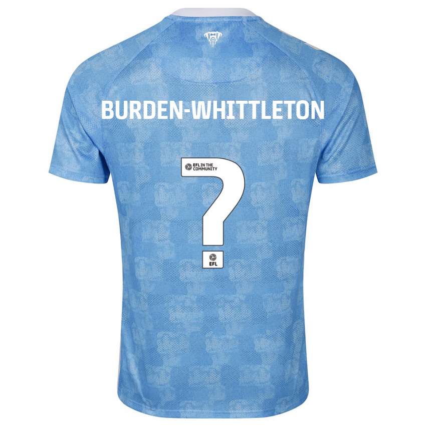 ילדים Charlie Burden-Whittleton #0 תכלת לבן ג'רזי ביתית 2025/26 חולצה קצרה