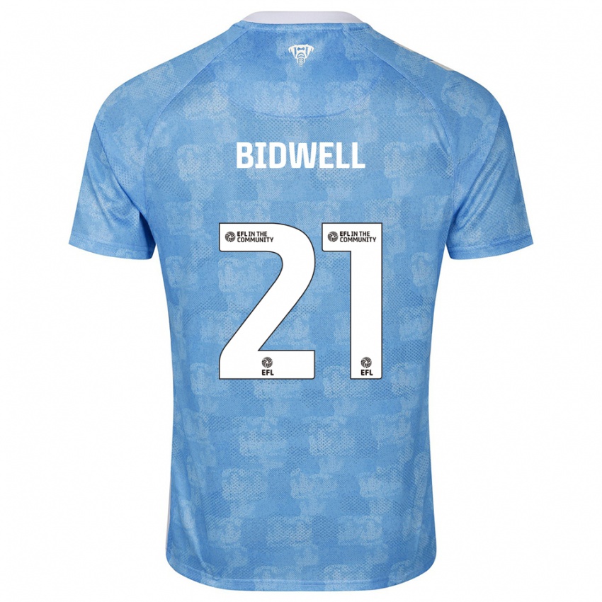 ילדים ג'ייק בידוול #21 תכלת לבן ג'רזי ביתית 2025/26 חולצה קצרה