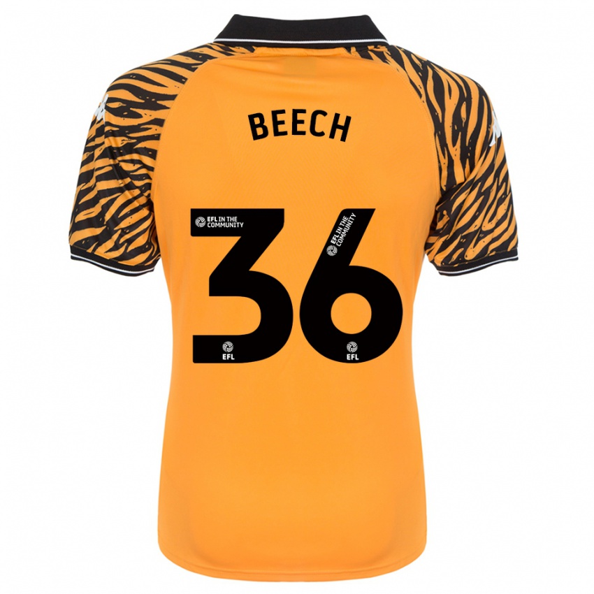 ילדים Amy Beech #36 כתום שחור ג'רזי ביתית 2025/26 חולצה קצרה