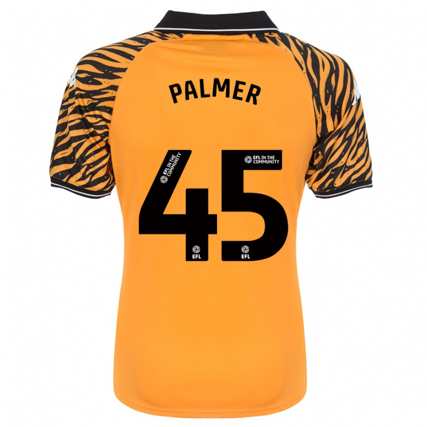 ילדים קייסי פאלמר #45 כתום שחור ג'רזי ביתית 2025/26 חולצה קצרה